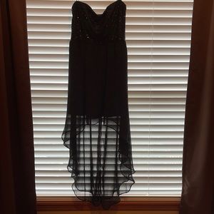 Black Sequin Formal Dress